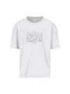 Maison Margiela Neutrals Scattered Numbers Rectangular Cotton T-shirt In White