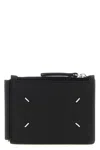 Maison Margiela Logo Wallet In Black
