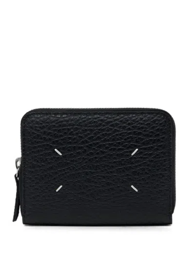 Maison Margiela Wallet Zip Around Continental Small In Pattern