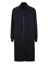 Maison Margiela Long Coat In Black