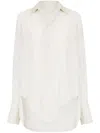 Maison Margiela Long-sleeve Buttoned Shirt In Neutrals