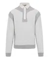 Maison Margiela Cotton Hoodie With Pointed Collar And Side Pockets In Grey