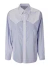 Maison Margiela Long-sleeve Shirt In Blue