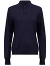 MAISON MARGIELA LONG-SLEEVE WOOL POLO