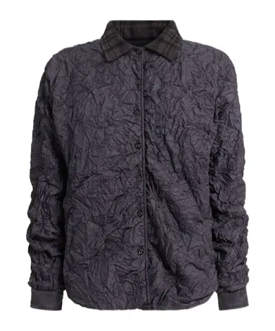 Maison Margiela Long-sleeve Wool Shirt Jacket In Multi