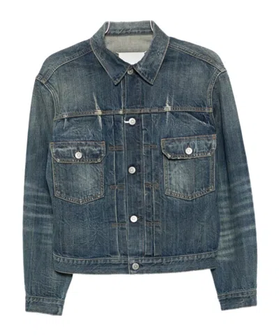 MAISON MARGIELA MAISON MARGIELA DISTRESSED DENIM JACKET