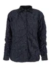 Maison Margiela Midnight Blue Polyester Reversibile Jacket In Blue