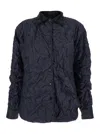 Maison Margiela Midnight Blue Polyester Reversibile Jacket In Blue