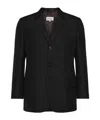 Maison Margiela Black Single-breasted Blazer In Black