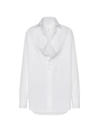 Maison Margiela Poplin Shirt Shirt And Blouse White