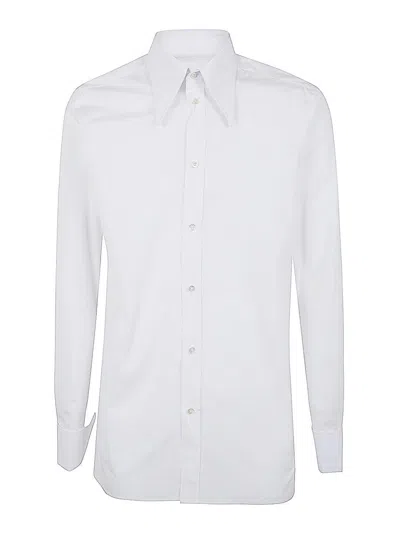 Maison Margiela Long Sleeves Shirt Clothing In White