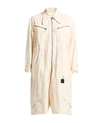 Maison Margiela Long-sleeved Jumpsuit In White