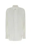 Maison Margiela White Regular Solid Shirt In White