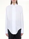 Maison Margiela White Regular Solid Shirt In White