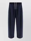 Maison Margiela Loose Fit Cotton Cropped Trousers