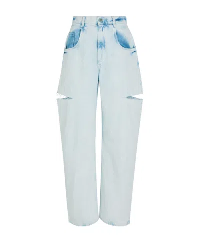 Maison Margiela Loose Jeans In Blue