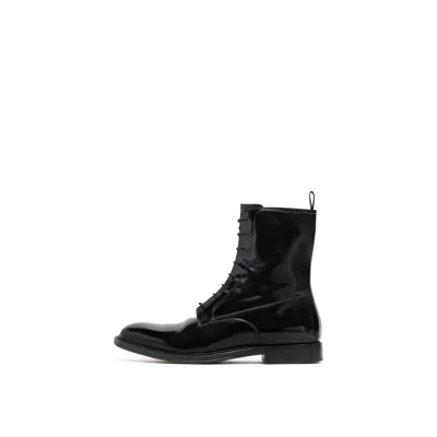 Maison Margiela Loved To Death Lace-up Boots Man Black