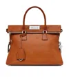 Maison Margiela Medium 5ac Loved To Death Leather Top Handle Bag In Brown