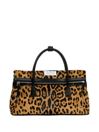 Maison Margiela Loved To Death Tote Bag In Brown
