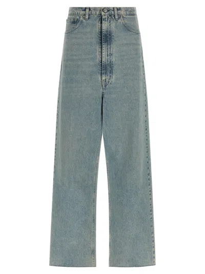 Maison Margiela Low Crotch Jeans In Blue