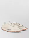 Maison Margiela Sneakers Sprinters In Suede And Leather With Vintage Finish In Neutral