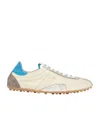 Maison Margiela Sprinters Low Top Sneakers With Dirty Effect In White
