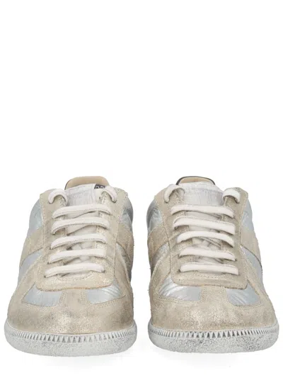 Maison Margiela Low-top Lace-up Sneakers In Multi