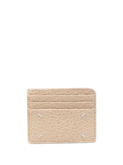 Maison Margiela Luxurious Beige Leather Cardholder By