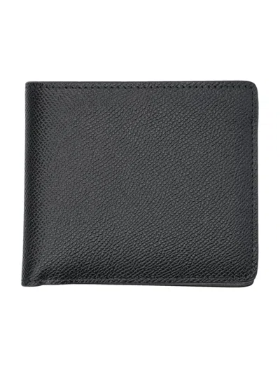 Maison Margiela Luxurious Four Stitches Cardholder In Black Leather For Women