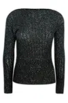 Maison Margiela Dark Blue Crewneck Sweater In 001f