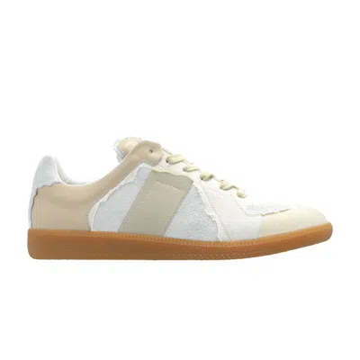 Pre-owned Maison Margiela Replica Inside Out Low 'reversed Replica' | Cream | Men's Size 42.5 In White