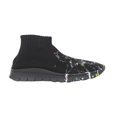 Pre-owned Maison Margiela Sock Runner 'painter Mix' | Black | Women's Size 41