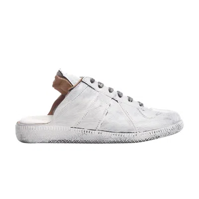 Pre-owned Maison Margiela Wmns Open On The Back Replica 'painted - White' | Women's Size 36.5