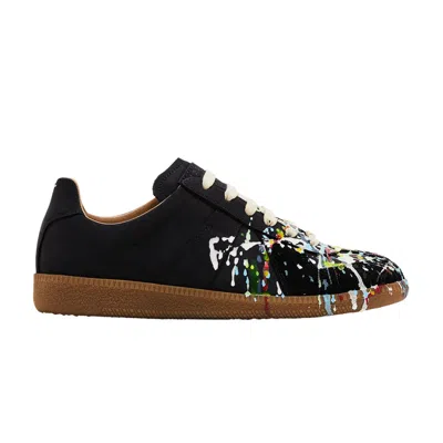 Pre-owned Maison Margiela Wmns Replica Low 'paint Splatter - Black Pollock' | Women's Size 36