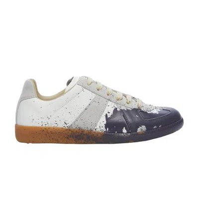 Pre-owned Maison Margiela Wmns Replica Low 'paint Splatter - White Pewter' | Women's Size 41