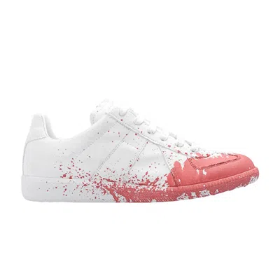 Pre-owned Maison Margiela Wmns Replica Low 'paint Splatter - White Pink' | Women's Size 36