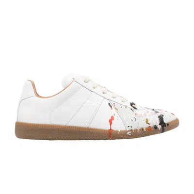 Pre-owned Maison Margiela Wmns Replica Low 'paint Splatter - White' | Women's Size 35.5