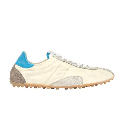 Pre-owned Maison Margiela Wmns Sprinters Low 'lemon Grey Blue' | Cream | Women's Size 46 In White