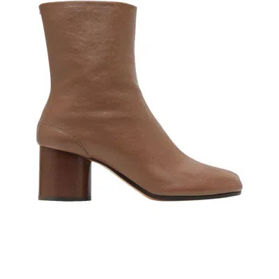 Pre-owned Maison Margiela Wmns Tabi Ankle Boot 'brown' | Women's Size 40
