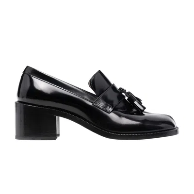 Pre-owned Maison Margiela Wmns Tabi Heeled Loafer 'black' | Women's Size 36.5