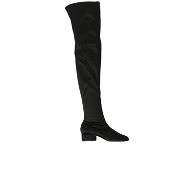 Pre-owned Maison Margiela Wmns Tabi Knee High Boot 'black' | Women's Size 36