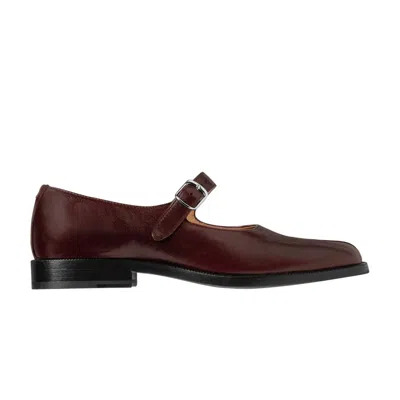 Pre-owned Maison Margiela Wmns Tabi Mary-jane 'vineyard Wine' | Red | Women's Size 36