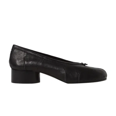 Pre-owned Maison Margiela Wmns Tabi New Ballerina 'artisanal Vintage Effect - Black' | Women's