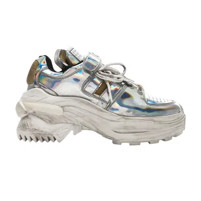 Pre-owned Maison Margiela Wmns Trainer 'holographic' | Silver | Women's Size 36