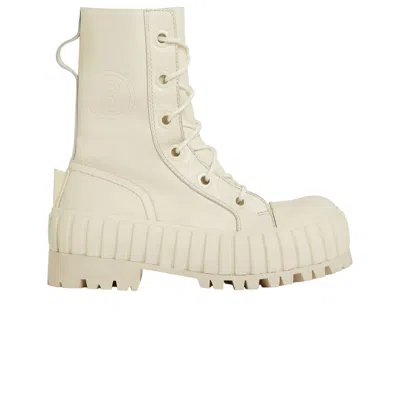 Pre-owned Maison Margiela Wmns Vulcanized Boot 'white' | Cream | Women's Size 38.5