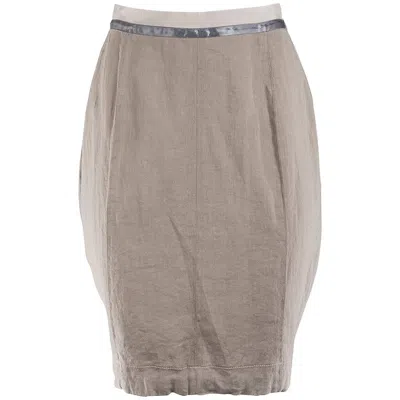 Pre-owned Maison Margiela Maison Martin Margiela 2003 Blank Label Transformable Skirt In Gray
