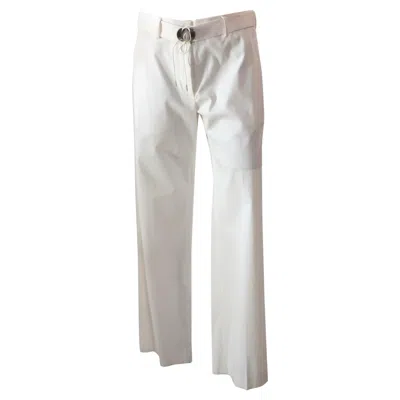Pre-owned Maison Margiela Maison Martin Margiela Belted Straight Pant In Gray
