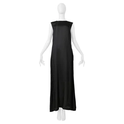 Pre-owned Maison Margiela Maison Martin Margiela Black Sleeveless Dress In Bemberg Lining Cir. 2000