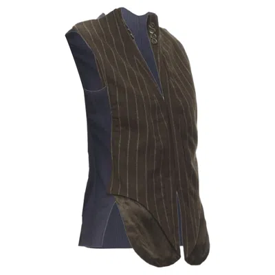 Maison Margiela Maison Martin Margiela Deconstructed Sleeves Vest In Brown