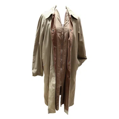 Pre-owned Maison Margiela Maison Martin Margiela Double Layer Coat In Brown
